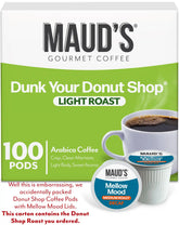 Maud's Donut Shop Coffee Pods Incorrect Lids