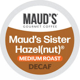 Maud's Decaf Sister Hazelnut Flavored Coffee Pods