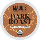Maud's Purely Organic Dark Roast Coffee Pods