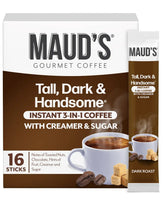 Maud's Dark Roast 3 in 1 Coffee Instant Sticks