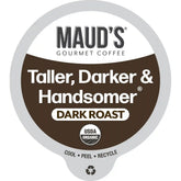 Maud's Organic Dark Roast Coffee Pods
