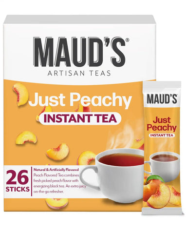 Maud's Peach Iced Tea Instant Sticks
