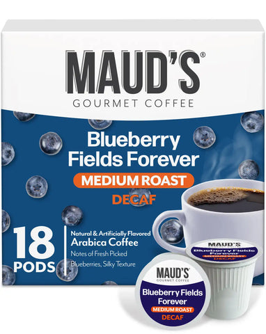 Maud's Decaf Blueberry Flavored Coffee Pods