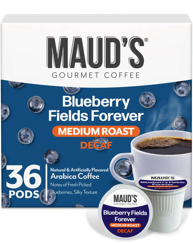 Maud's Decaf Blueberry Flavored Coffee Pods