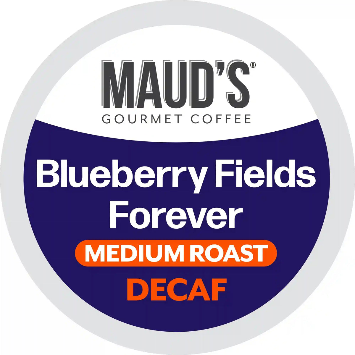 Maud's Decaf Blueberry Flavored Coffee Pods