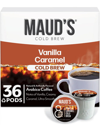 Maud's Vanilla Caramel Cold Brew Coffee Pods