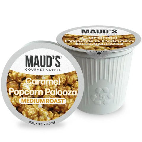 Maud's Caramel Popcorn Flavored Coffee Pods