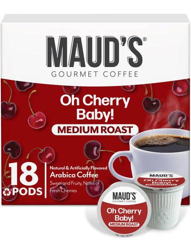 Maud's Cherry Flavored Coffee Pods