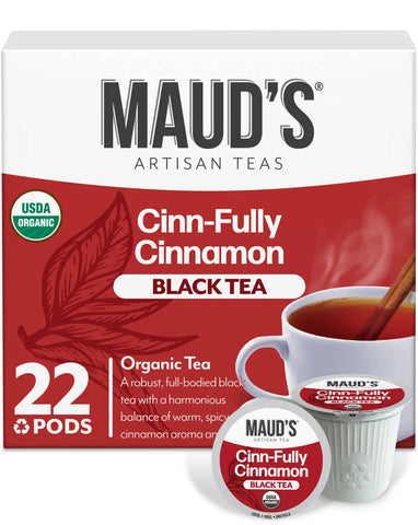 Maud's Cinn-Fully Cinnamon Black Tea Pods