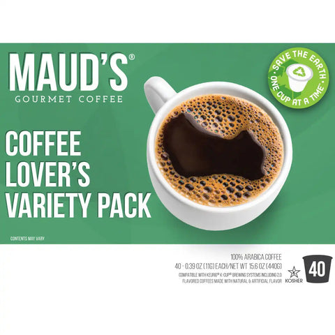 Maud's Coffee Lover's Variety Pack - 40ct