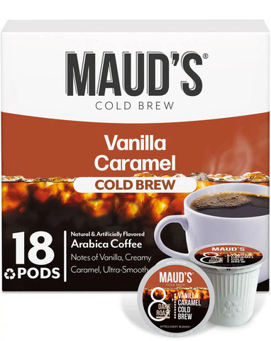 Maud's Vanilla Caramel Cold Brew Coffee Pods