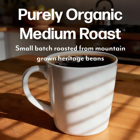 Maud's Purely Organic Medium Roast Ground Coffee