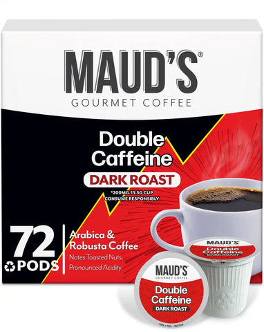 Maud's Double Caffeine Coffee Pods
