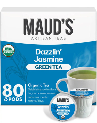 Maud's Organic Jasmine Green Tea Pods