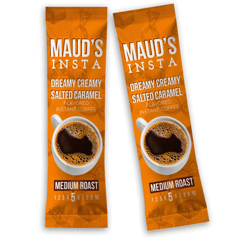 Maud's Salted Caramel Coffee Instant Sticks