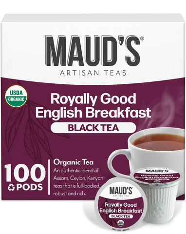 Maud's Organic English Breakfast Tea Pods