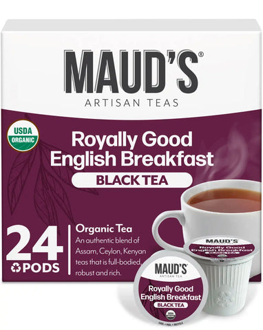 Maud's Organic English Breakfast Tea Pods