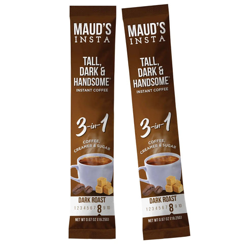Maud's Dark Roast 3 in 1 Coffee Instant Sticks