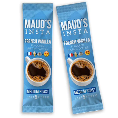 Maud's French Vanilla Coffee Instant Sticks