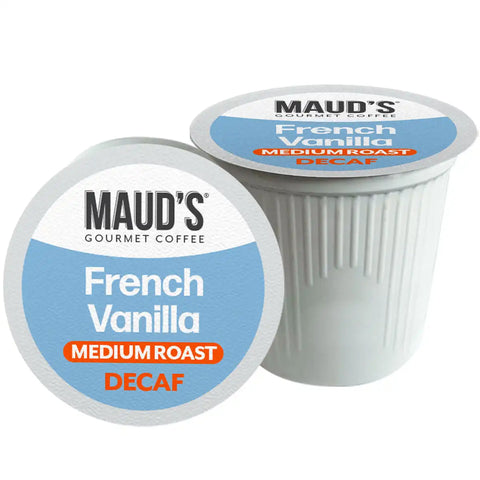 Maud's French Vanilla Decaf Flavored Coffee Pods