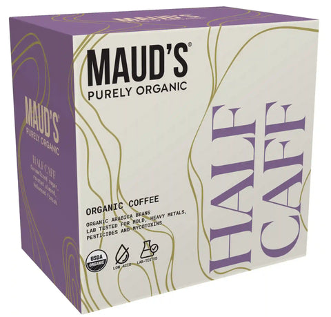 Maud's Purely Organic Half Caff Coffee Pods