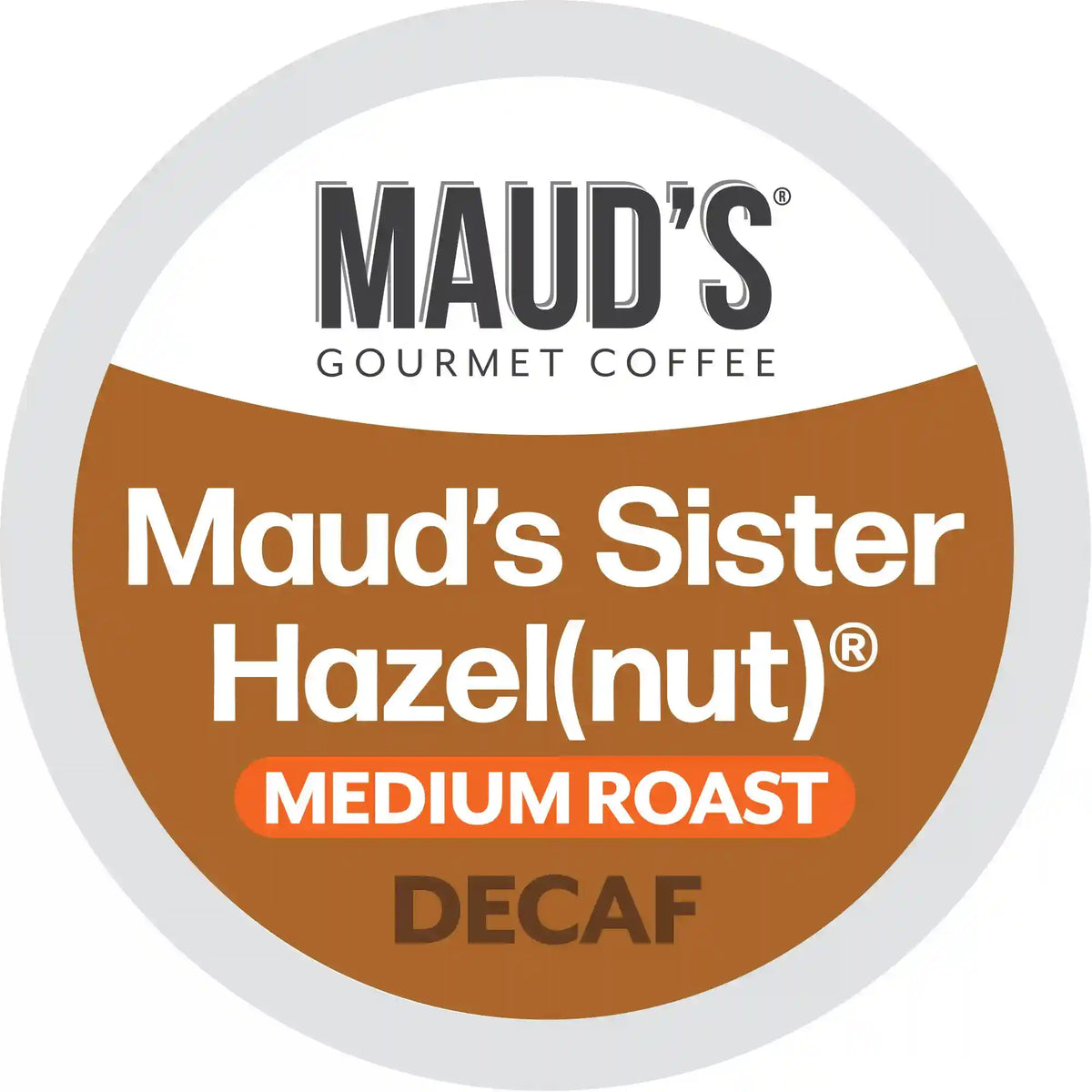 Maud's Decaf Sister Hazelnut Flavored Coffee Pods