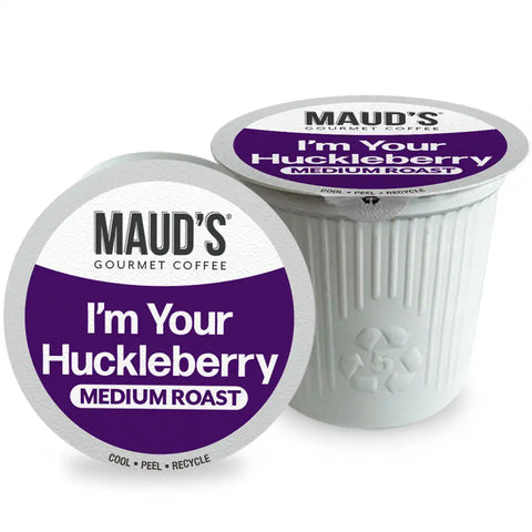 Maud's Huckleberry Flavored Coffee Pods