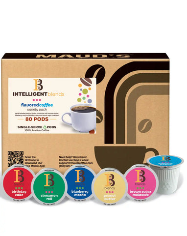 Intelligent Blends Flavored Coffee Variety Pack - 80ct