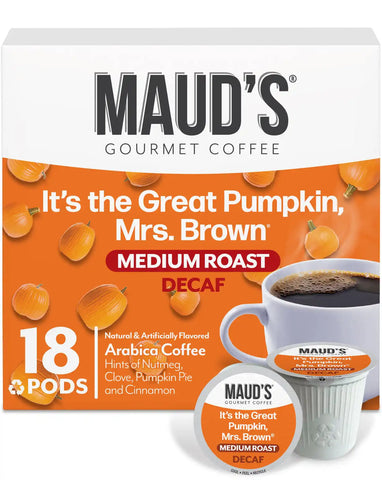 Maud's Decaf Pumpkin Spice Coffee Pods