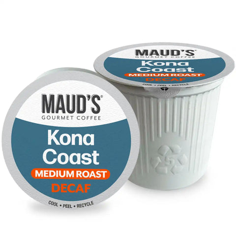 Maud's Decaf Kona Blend Coffee Pods