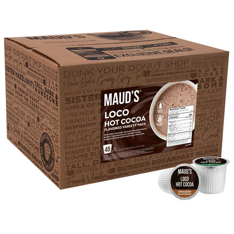 Maud's Flavored Hot Chocolate Variety Pack - 48ct