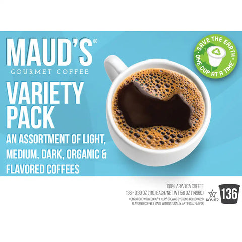 Maud's Bulk Coffee Variety Pack - 136ct