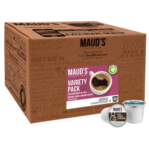 Maud's Original Coffee Pods Variety Pack - 80ct