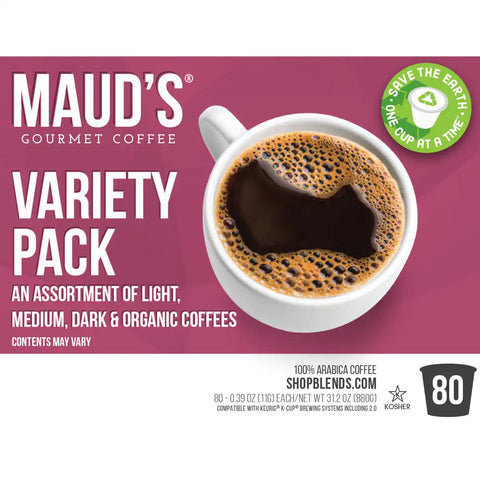 Maud's Original Coffee Pods Variety Pack - 80ct