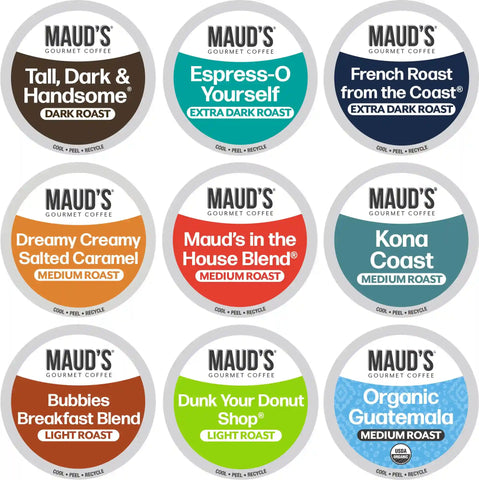 Maud's Original Coffee Pods Variety Pack - 80ct