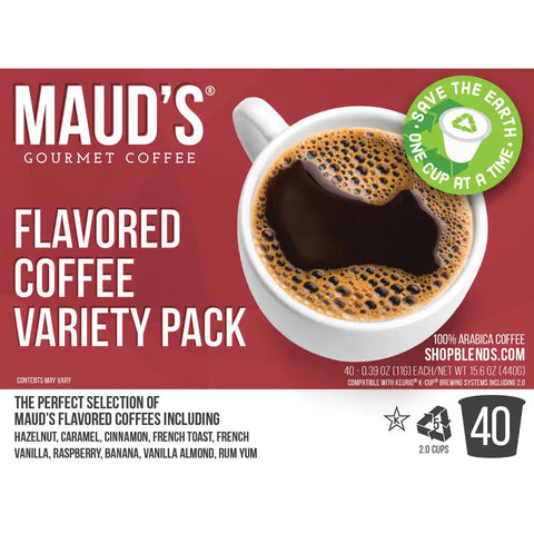 Maud's Flavored Coffee Variety Pack - 40ct