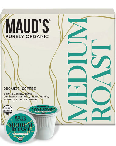 Mauds Purely Organic Medium Roast Coffee Pods