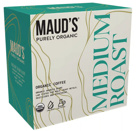 Mauds Purely Organic Medium Roast Coffee Pods
