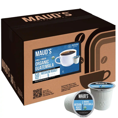 Maud's Organic Guatemala Medium Roast Coffee Pods