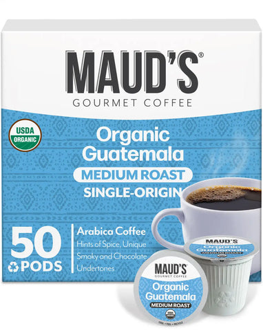 Maud's Organic Guatemala Medium Roast Coffee Pods