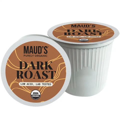 Maud's Purely Organic Dark Roast Coffee Pods