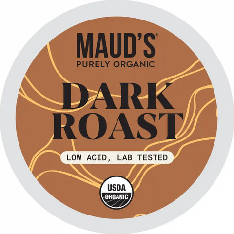 Maud's Purely Organic Dark Roast Coffee Pods