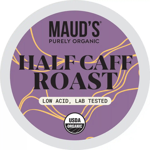 Maud's Purely Organic Half Caff Coffee Pods