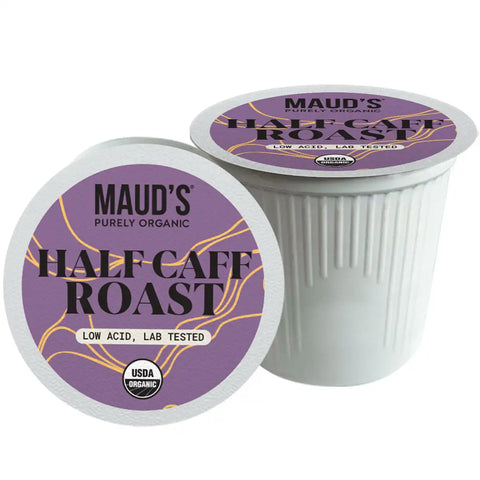 Maud's Purely Organic Half Caff Coffee Pods