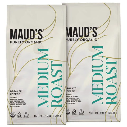 Maud's Purely Organic Medium Roast Ground Coffee