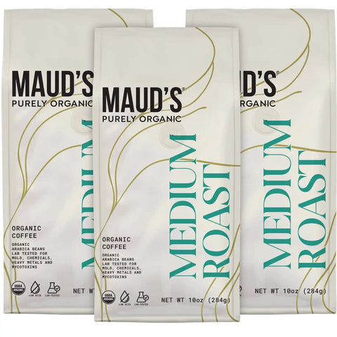 Maud's Purely Organic Medium Roast Ground Coffee