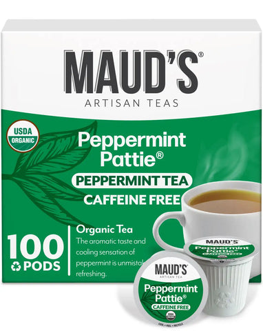 Maud's Organic Peppermint Tea Pods