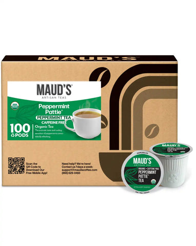 Maud's Organic Peppermint Tea Pods