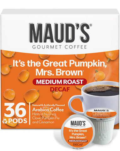 Maud's Decaf Pumpkin Spice Coffee Pods
