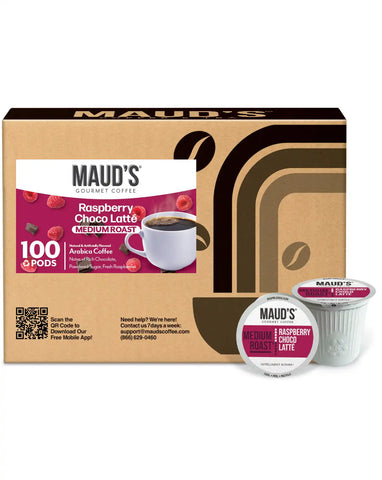 Maud's Raspberry Chocolate Coffee Pods